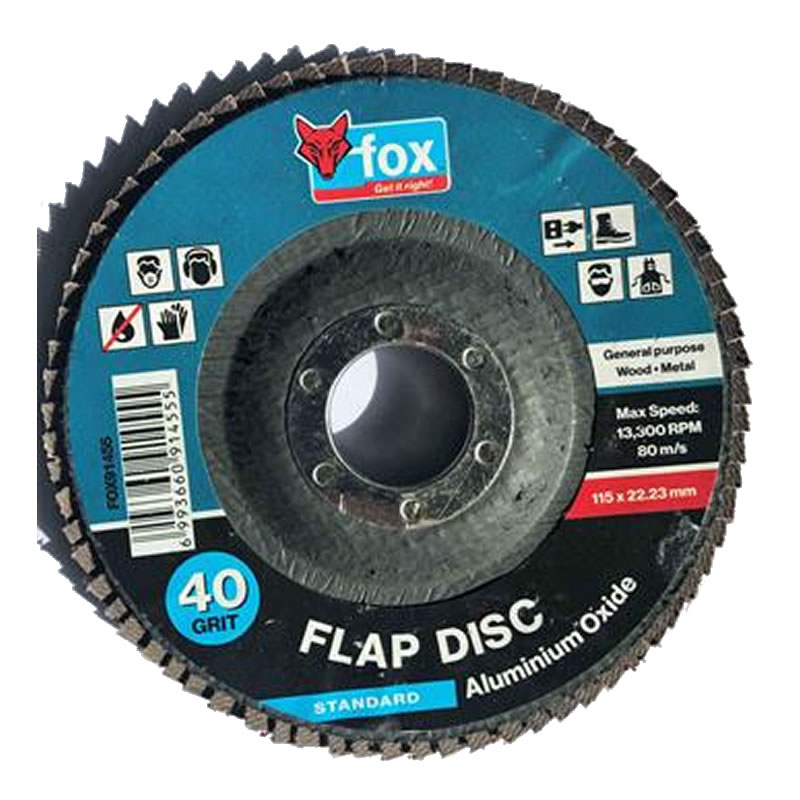 FOX ABRASIVE FLAP DISC